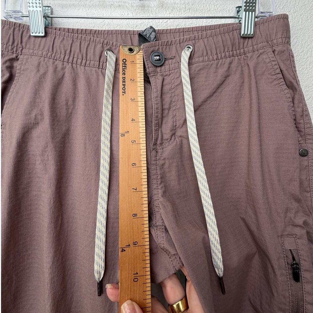 Vuori Ripstop Jogger Pants Muted Plum Brown Utility Women's US S - Picture 12 of 13